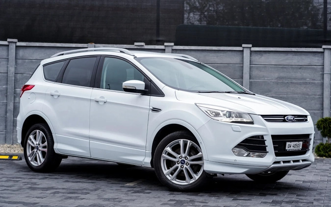 Ford Kuga cena 51900 przebieg: 247500, rok produkcji 2014 z Ozimek małe 781